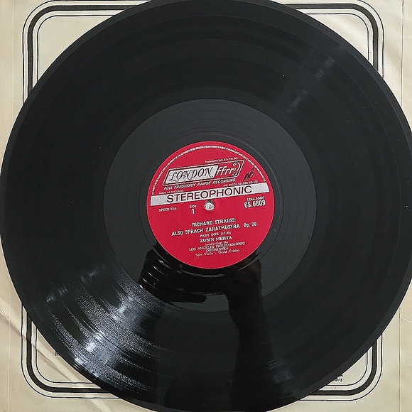 Richard Strauss Zubin Mehta Sprach Zarathustra LA Philharmonic 1968 LP - Picture 4 of 7